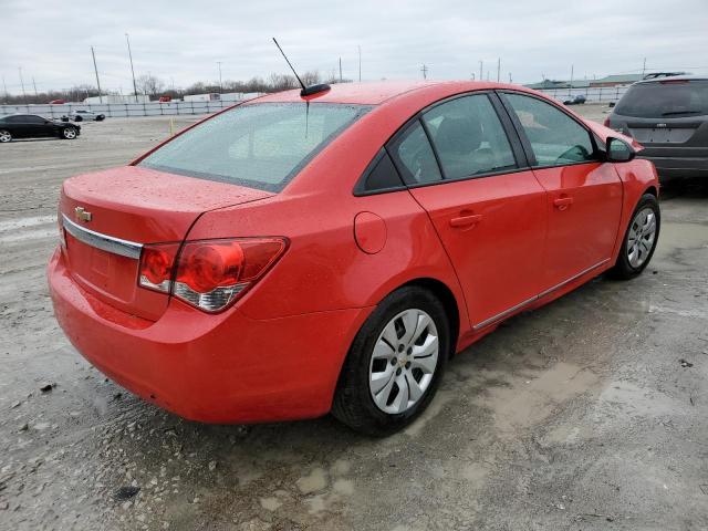 1G1PC5SH1G7179228 - 2016 CHEVROLET CRUZE LIMI LS RED photo 3