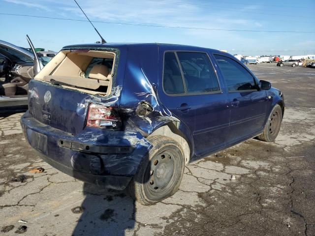 9BWFR61J554023998 - 2005 VOLKSWAGEN GOLF GL TDI BLUE photo 3