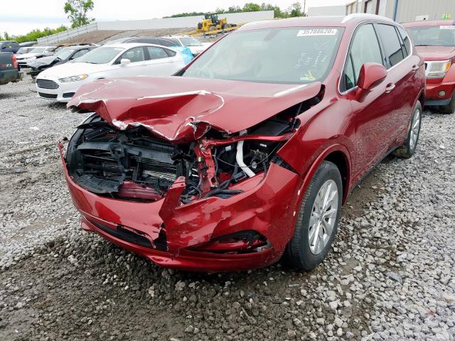 LRBFXBSA3HD040874 - 2017 BUICK ENVISION ESSENCE  լուսանկար 2