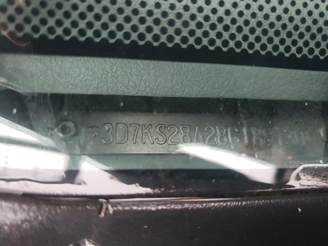 3D7KS28A28G189730 - 2008 DODGE RAM 2500 ST თეთრი ფოტო 12