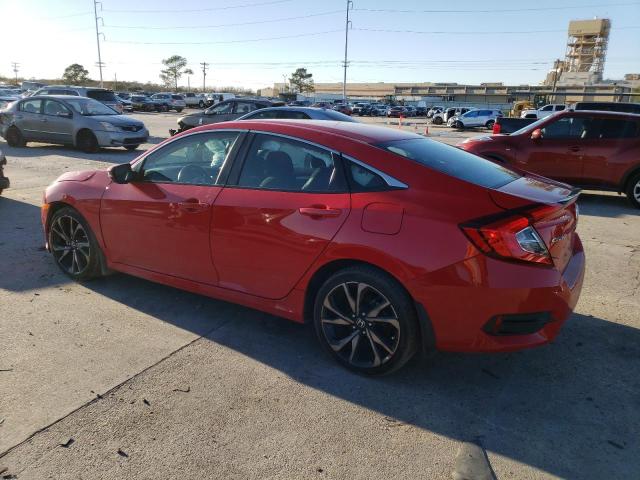 2HGFC2F84KH535097 - 2019 HONDA CIVIC SPORT RED photo 2