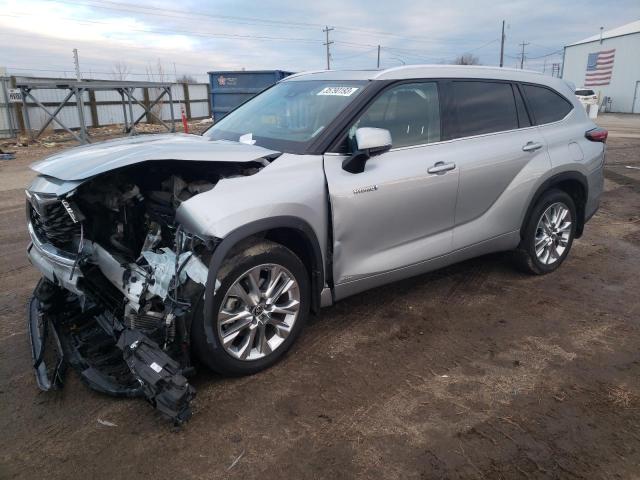 5TDDBRCH4MS021809 - 2021 TOYOTA HIGHLANDER HYBRID LIMITED SILVER photo 1