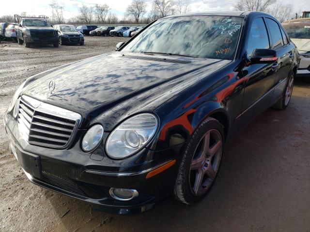 WDBUF87XX9B391384 - 2009 MERCEDES-BENZ E 350 4MATIC BLACK photo 1