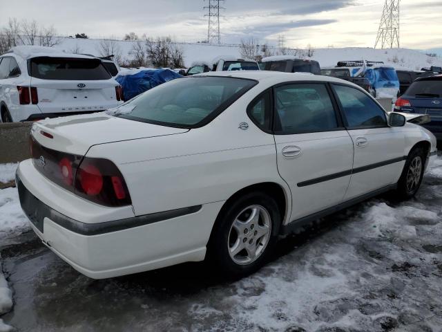 2G1WF52EX29330535 - 2002 CHEVROLET IMPALA WHITE photo 3