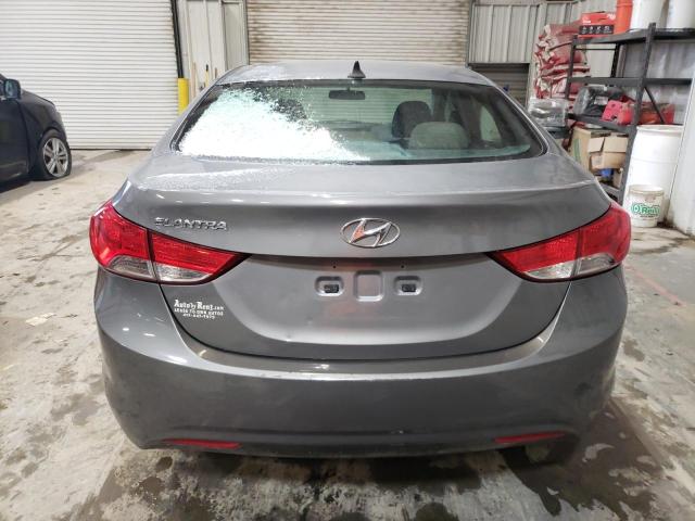 5NPDH4AE4DH355502 - 2013 HYUNDAI ELANTRA GLS GRAY photo 6