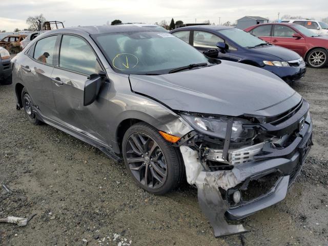 SHHFK7H4XMU410492 - 2021 HONDA CIVIC SPORT 灰色 照片 4