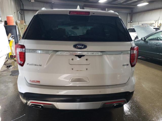 1FM5K8HT6GGA61007 - 2016 FORD EXPLORER PLATINUM WHITE photo 6