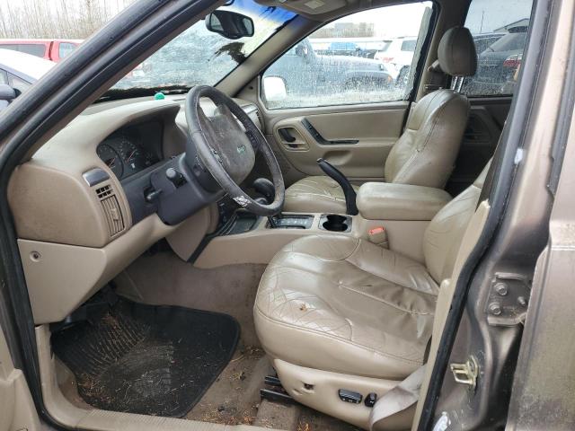 1J4GW48S11C556239 - 2001 JEEP GRAND CHER LAREDO ოქროსფერი ფოტო 7