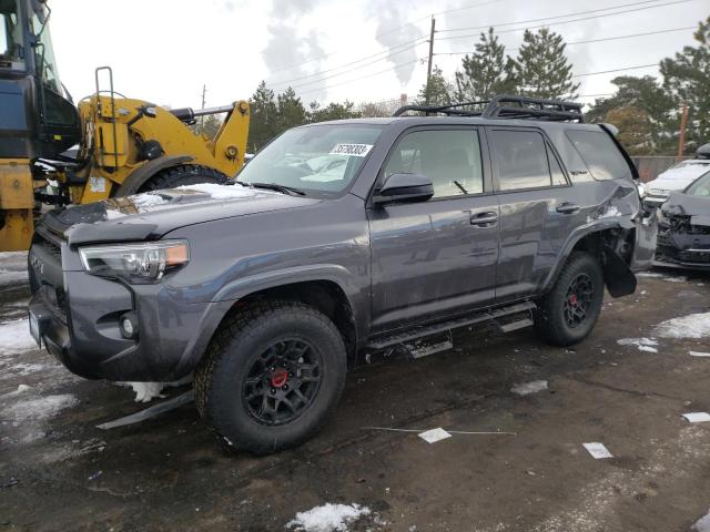 JTELU5JR2N6085189 - 2022 TOYOTA 4RUNNER SR5 PREMIUM GRAY photo 1