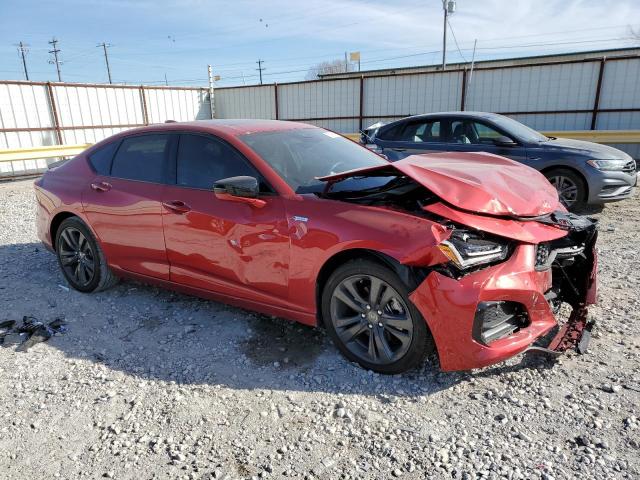 19UUB5F59NA005681 - 2022 ACURA TLX TECH A RED photo 4