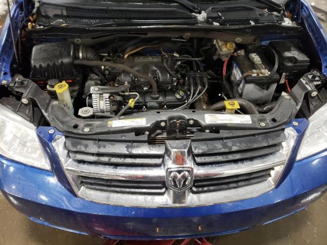 2D4RN5D13AR450468 - 2010 DODGE GRAND CARA SXT BLUE photo 12