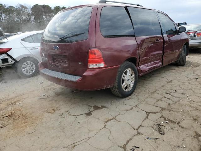 2FMZA52266BA50758 - 2006 FORD FREESTAR SEL BURGUNDY photo 3