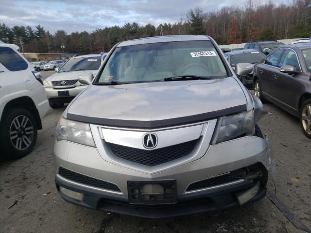 2HNYD2H61AH527774 - 2010 ACURA MDX TECHNOLOGY SILVER photo 5