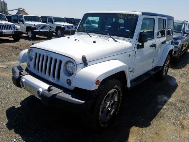 1C4HJWEG4JL930346 - 2018 JEEP WRANGLER UNLIMITED SAHARA  photo 2