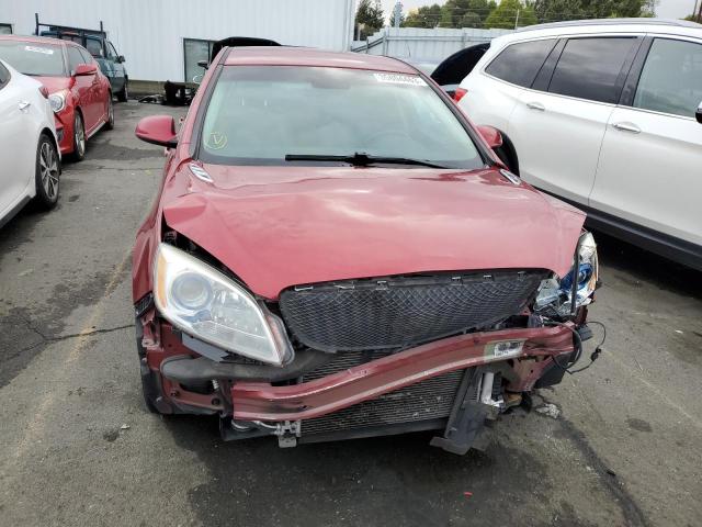 1G4PR5SK5C4194629 - 2012 BUICK VERANO CONVENIENCE RED photo 5