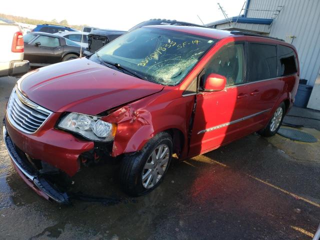 2C4RC1BG7ER256289 - 2014 CHRYSLER TOWN & COU TOURING RED photo 1