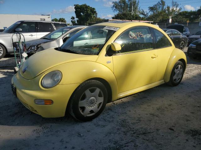 3VWCC21C5XM474670 - 1999 VOLKSWAGEN BEETLE GLS YELLOW photo 1