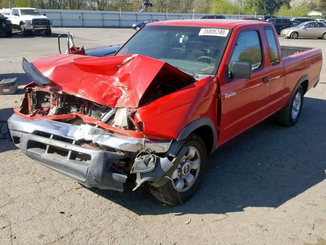 1N6DD26S3WC389327 - 1998 NISSAN FRONTIER KING CAB XE  photo 2