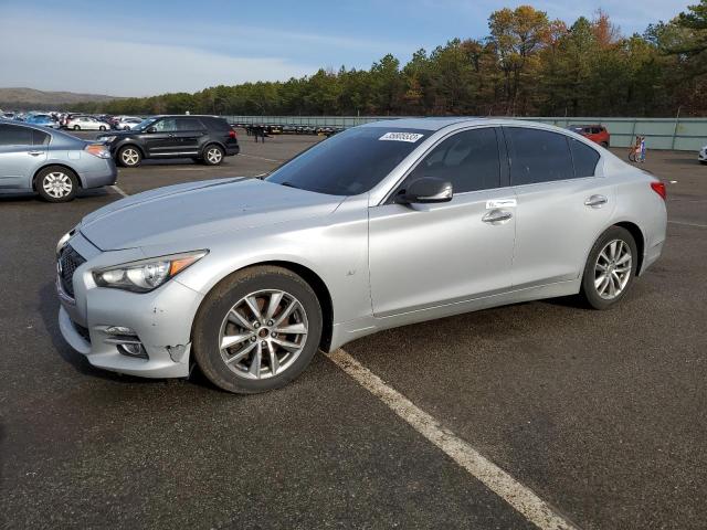 JN1BV7AR3EM684948 - 2014 INFINITI Q50 BASE SILVER photo 1