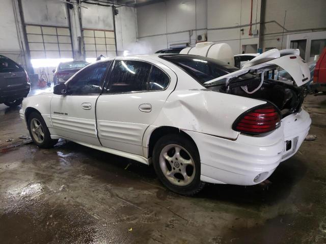 1G2NE52T61M598511 - 2001 PONTIAC GRAND AM SE WHITE photo 2