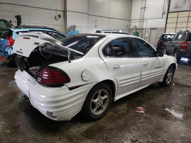 1G2NE52T61M598511 - 2001 PONTIAC GRAND AM SE WHITE photo 3