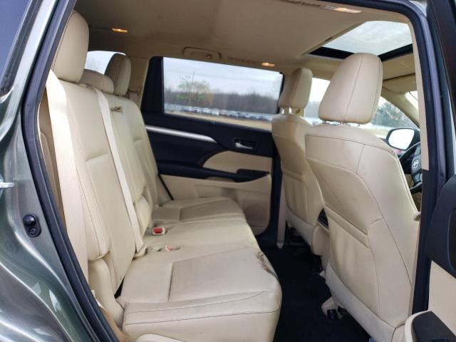 5TDJKRFH2FS102731 - 2015 TOYOTA HIGHLANDER XLE GREEN photo 11