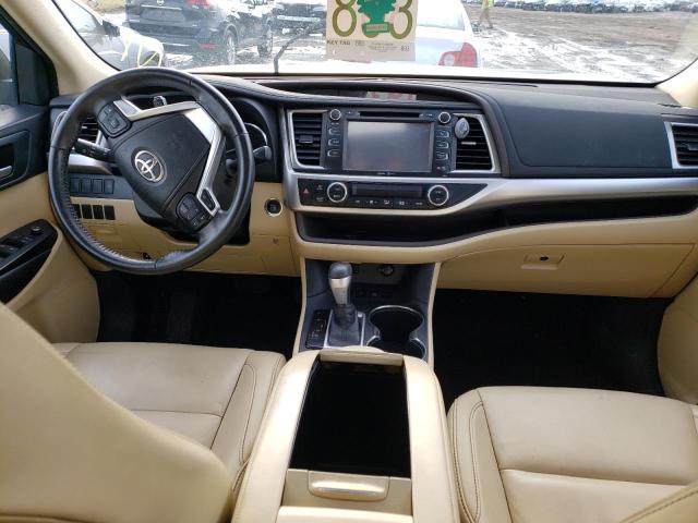 5TDJKRFH2FS102731 - 2015 TOYOTA HIGHLANDER XLE GREEN photo 8