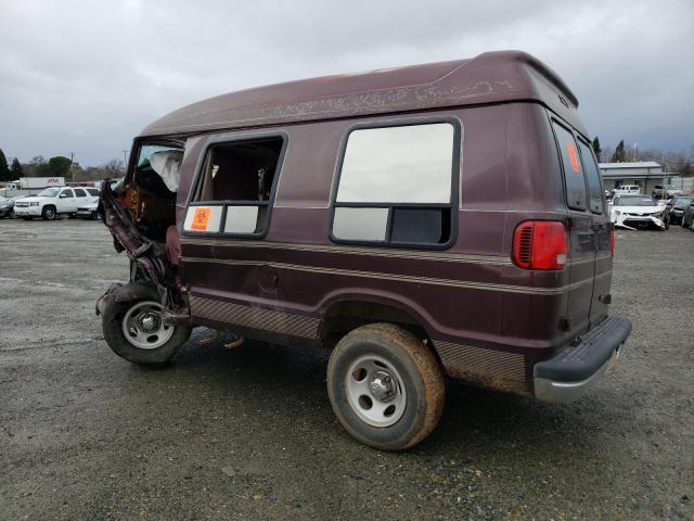 2B6HB11X2WK124099 - 1998 DODGE RAM VAN B1500 BURGUNDY photo 2