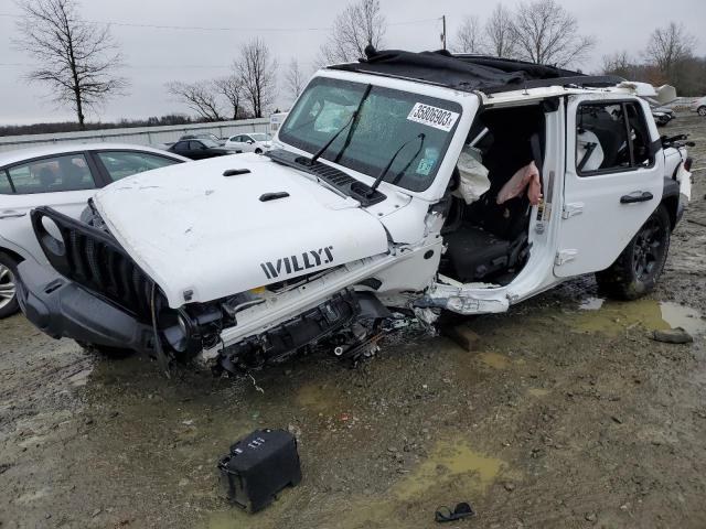 1C4HJXDG8NW200533 - 2022 JEEP WRANGLER U SPORT თეთრი ფოტო 1