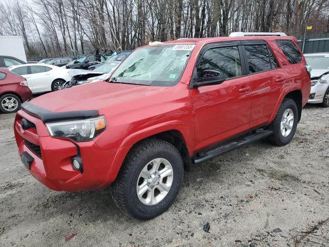 JTEBU5JR8H5424043 - 2017 TOYOTA 4RUNNER SR5/SR5 PREMIUM RED photo 1