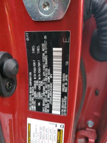 JTEBU5JR8H5424043 - 2017 TOYOTA 4RUNNER SR5/SR5 PREMIUM 红色 照片 12