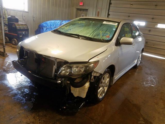 1NXBU40E99Z126889 - 2009 TOYOTA COROLLA BASE  photo 2