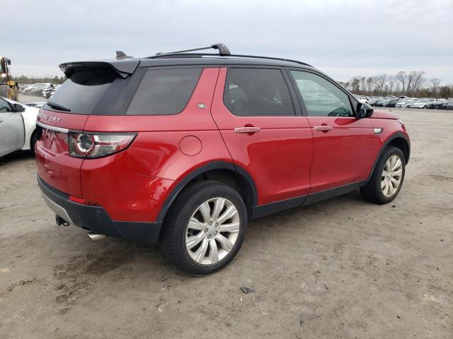 SALCT2BG9GH546942 - 2016 LAND ROVER DISCOVERY HSE LUXURY RED photo 3