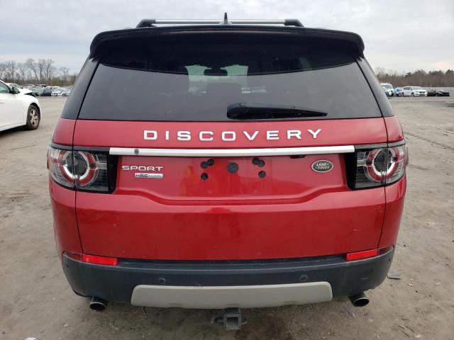 SALCT2BG9GH546942 - 2016 LAND ROVER DISCOVERY HSE LUXURY RED photo 6