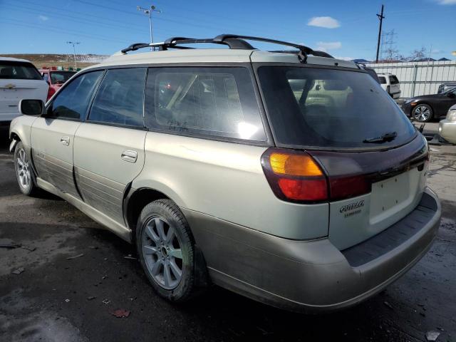 4S3BH686647609555 - 2004 SUBARU LEGACY OUTBACK LIMITED BEIGE photo 2