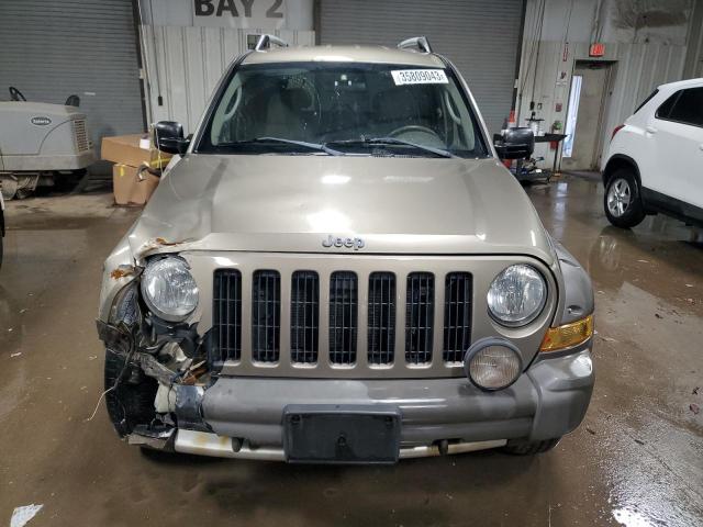 1J4GL38K35W616822 - 2005 JEEP LIBERTY RENEGADE GOLD photo 5