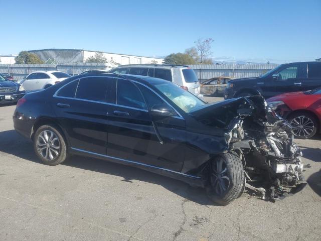 55SWF4JB2GU157927 - 2016 MERCEDES-BENZ C 300 BLACK photo 4