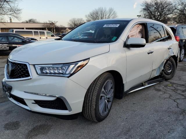 5J8YD4H51JL001822 - 2018 ACURA MDX TECHNOLOGY WHITE photo 1