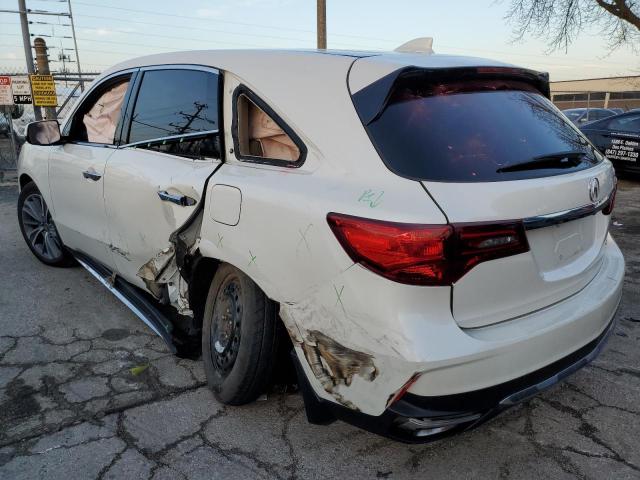5J8YD4H51JL001822 - 2018 ACURA MDX TECHNOLOGY WHITE photo 2