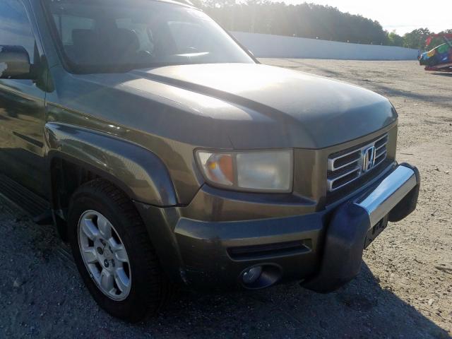 2HJYK16566H508544 - 2006 HONDA RIDGELINE RTL  photo 9