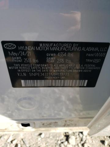 5NPEJ4J23MH132771 - 2021 HYUNDAI SONATA SEL PLUS WHITE photo 13