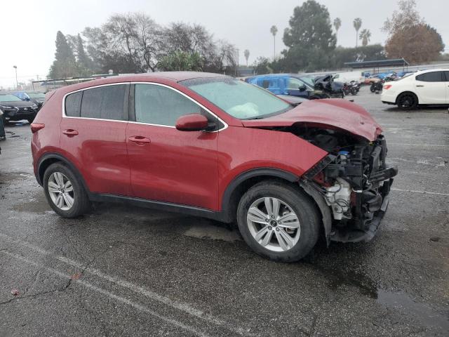 KNDPM3AC6J7339402 - 2018 KIA SPORTAGE L RED photo 4