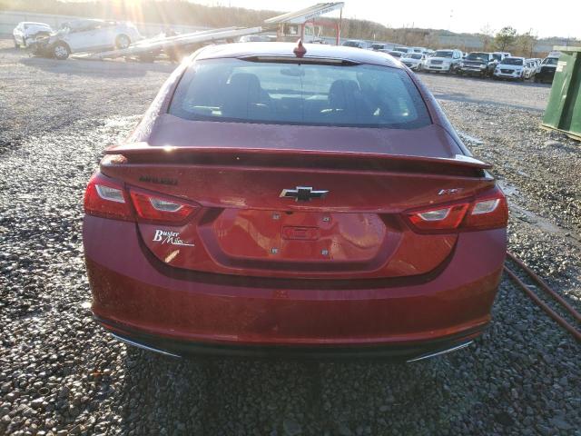 1G1ZG5ST2NF106969 - 2022 CHEVROLET MALIBU RS RED photo 6