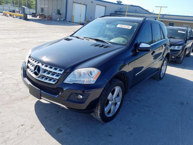 4JGBB8GB8AA574474 - 2010 MERCEDES-BENZ ML 350 4MATIC  photo 2
