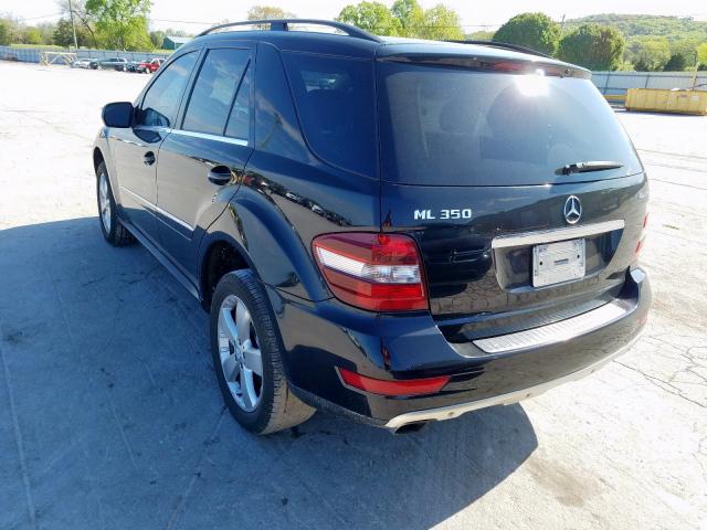 4JGBB8GB8AA574474 - 2010 MERCEDES-BENZ ML 350 4MATIC  photo 3
