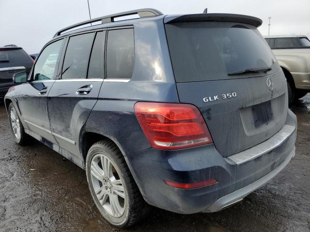 WDCGG8JBXFG344941 - 2015 MERCEDES-BENZ GLK 350 4MATIC BLUE photo 2