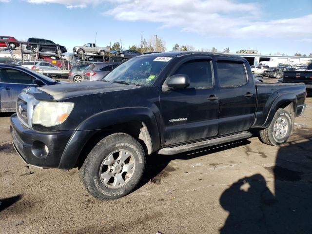 5TEMU52N26Z160367 - 2006 TOYOTA TACOMA DOUBLE CAB LONG BED BLACK photo 1