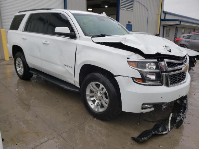 1GNSKBKC3JR362995 - 2018 CHEVROLET TAHOE K1500 LT WHITE photo 1