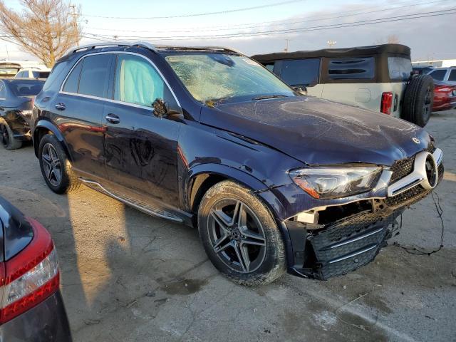 4JGFB4KE2NA617787 - 2022 MERCEDES-BENZ GLE 350 4MATIC BLUE photo 4