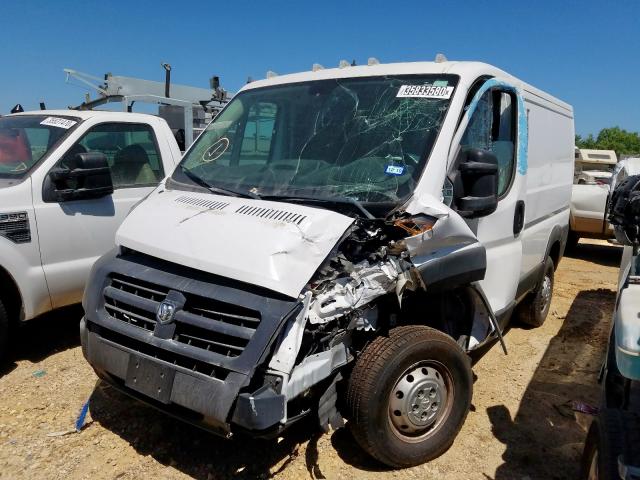 3C6TRVNGXHE522831 - 2017 RAM PROMASTER 1500 1500 STANDARD  photo 2